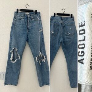 Agolde Light Blue Denim Jeans